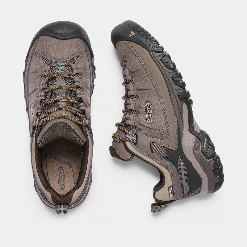 Keen Targhee Exp Waterproof - Erkek Trekking Ayakkabısı - Haki - Turkey (783265QYI)